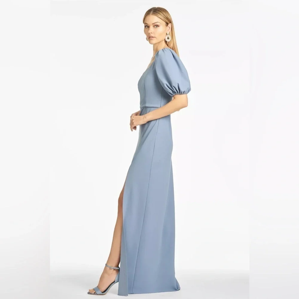 SACHIN + BABI Nadia Gown In Slate Blue - Picture 2 of 6